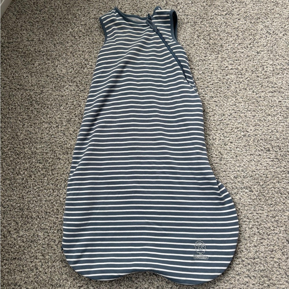 Woolino 4 season Sleep Sack in Navy and White